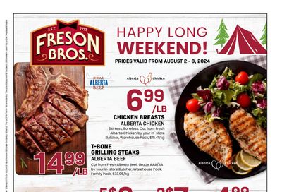 Freson Bros. Flyer August 2 to 8