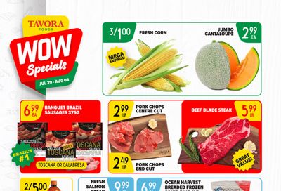 Tavora Foods Flyer July 29 to August 4