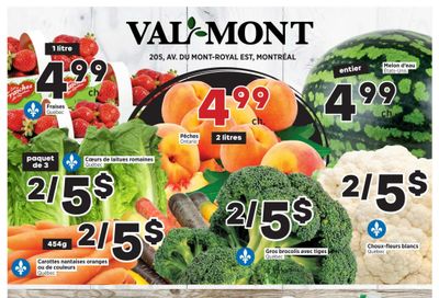 Val-Mont Flyer August 1 to 7