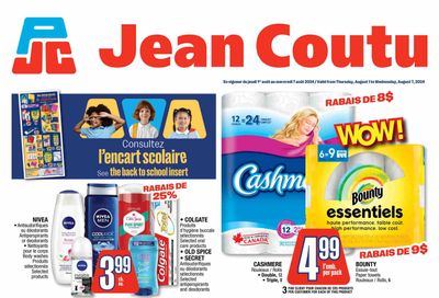 Jean Coutu (QC) Flyer August 1 to 7