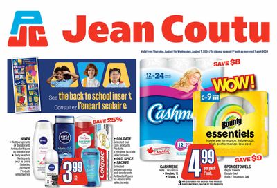 Jean Coutu (NB) Flyer August 1 to 7