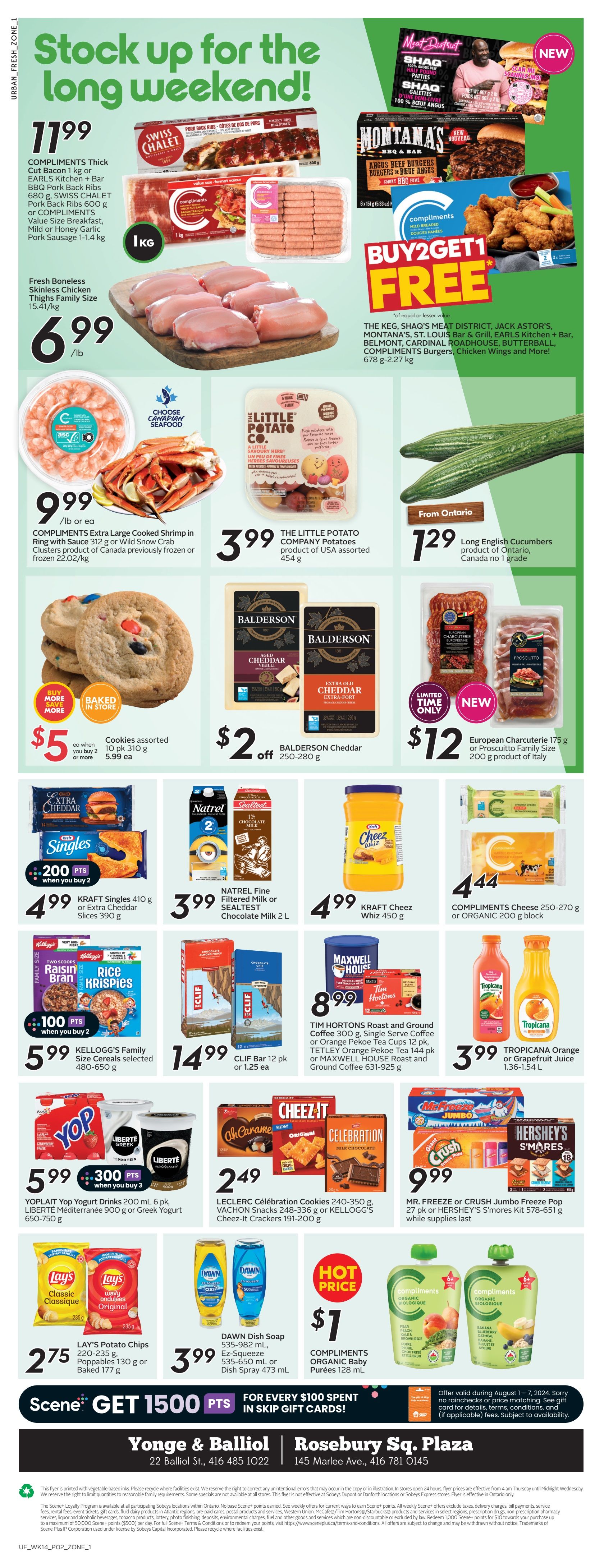 Sobeys Urban Fresh Flyer August 1 to 7