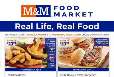 M&M Food Market (Atlantic & West) Flyer August 1 to 7