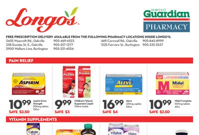 Longo's Pharmacy Flyer August 1 to 28