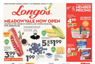 Longo's (Meadowvale) Flyer August 1 to 7