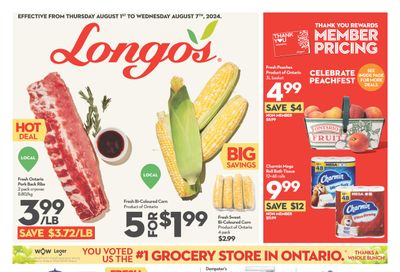 Longo's Flyer August 1 to 7