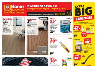 Home Hardware Building Centre (ON) Flyer August 1 to 14