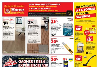 Home Hardware Building Centre (QC) Flyer August 1 to 14