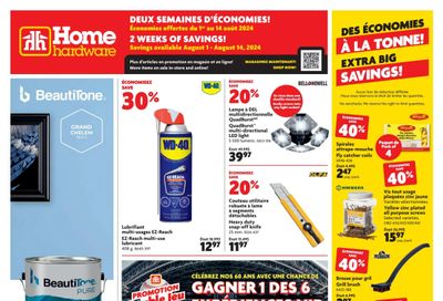 Home Hardware (QC) Flyer August 1 to 14