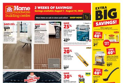 Home Hardware Building Centre (BC) Flyer August 1 to 14