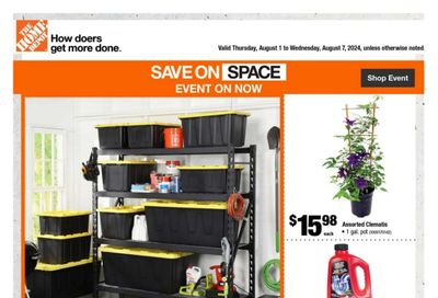 Home Depot (ON) Flyer August 1 to 7