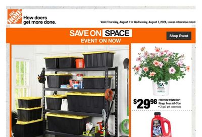 Home Depot (BC) Flyer August 1 to 7