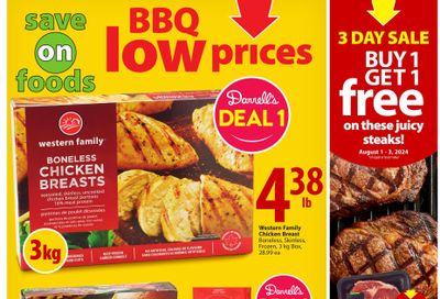 Save On Foods (SK) Flyer August 1 to 7