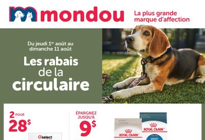 Mondou Flyer August 1 to 11