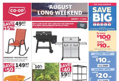 Co-op (West) Home Centre Flyer August 1 to 7