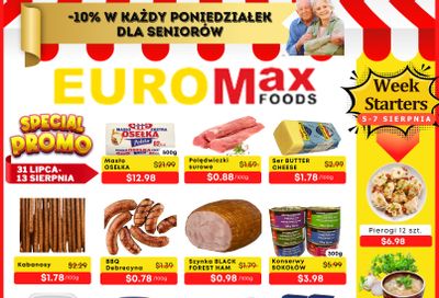 EuroMax Foods Bi-Weekly Flyer July 31 to August 13