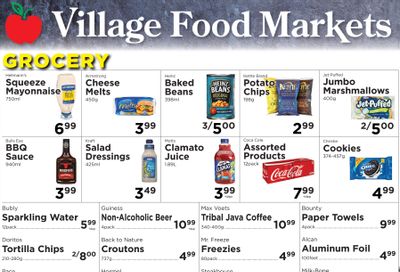 Village Food Markets Flyer July 31 to August 6