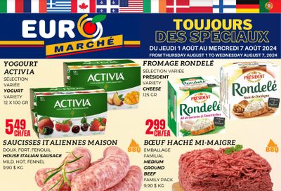 Euro Marche Flyer August 1 to 7