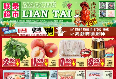 Marche Lian Tai Flyer August 1 to 7