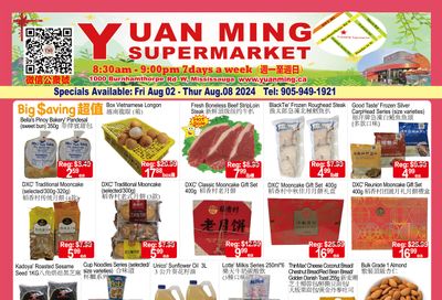 Yuan Ming Supermarket Flyer August 2 to 8