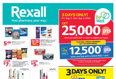 Rexall (AB) Flyer August 2 to 15