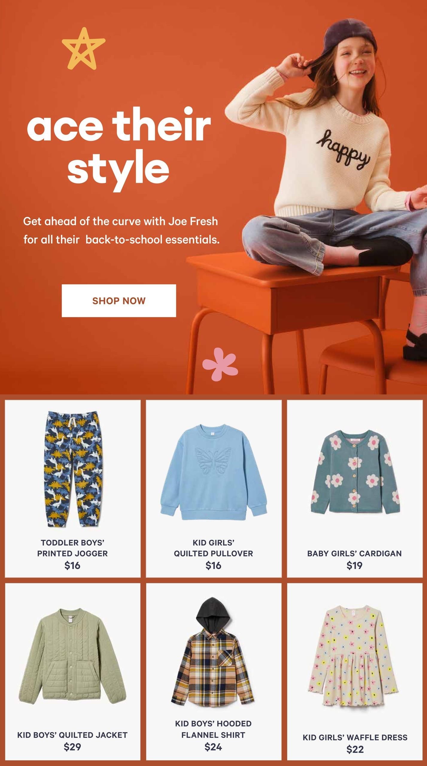 Joe Fresh Flyer August 1 to 7