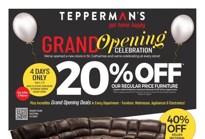 Tepperman's Flyer August 2 to 8