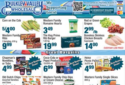 Bulkley Valley Wholesale Flyer August 1 to 7