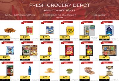 Fresh Grocery Depot Flyer August 1 to 7