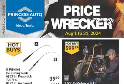 Princess Auto Price Wrecker Flyer August 1 to 31