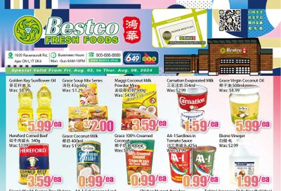 BestCo Food Mart (Ajax) Flyer August 2 to 8