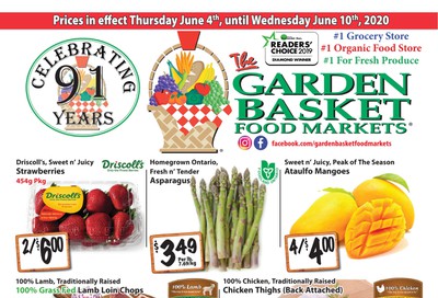 The Garden Basket Flyer June 4 to 10