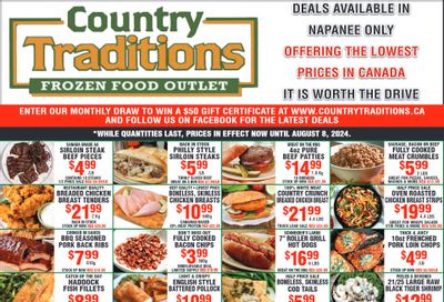 Country Traditions Flyer August 1 to 8