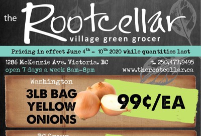 The Root Cellar Flyer June 4 to 10