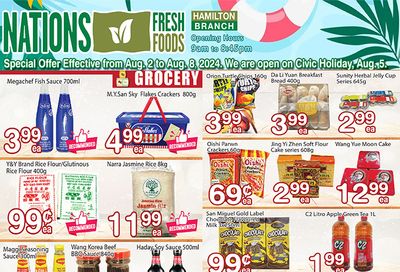 Nations Fresh Foods (Hamilton) Flyer August 2 to 8