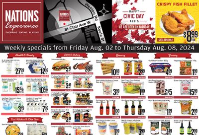 Nations Fresh Foods (Toronto) Flyer August 2 to 8