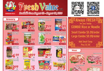 Fresh Value (Etobicoke) Flyer August 2 to 8