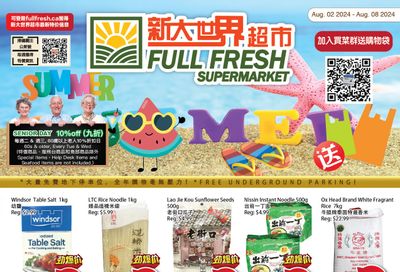 Full Fresh Supermarket Flyer August 2 to 8