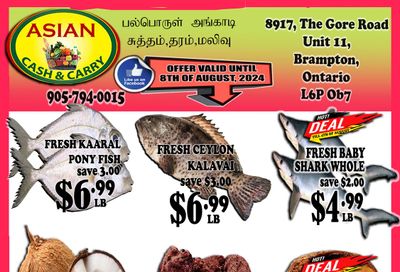 Asian Cash & Carry Flyer August 2 to 8