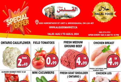 Al-Quds Supermarket Flyer August 2 to 8