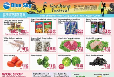 Blue Sky Supermarket (North York) Flyer August 2 to 8