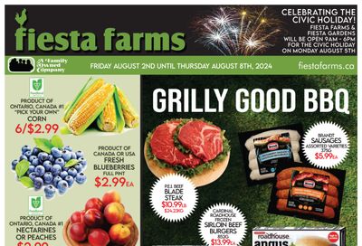 Fiesta Farms Flyer August 2 to 8