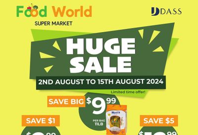 Food World Supermarket Flyer August 2 to 15