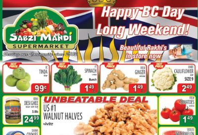 Sabzi Mandi Supermarket Flyer August 2 to 7