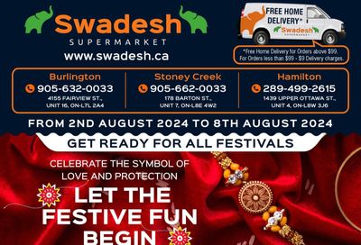 Swadesh Supermarket Flyer August 2 to 8