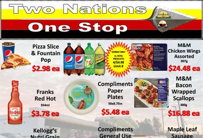 Two Nations One Stop Flyer August 2 to 8