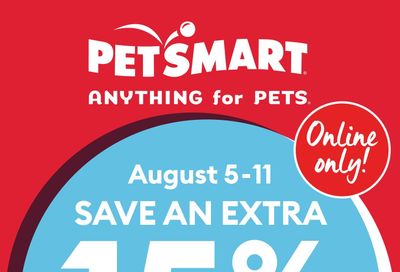 PetSmart Deal August 5 to 11