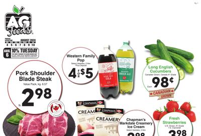 AG Foods Flyer August 4 to 10