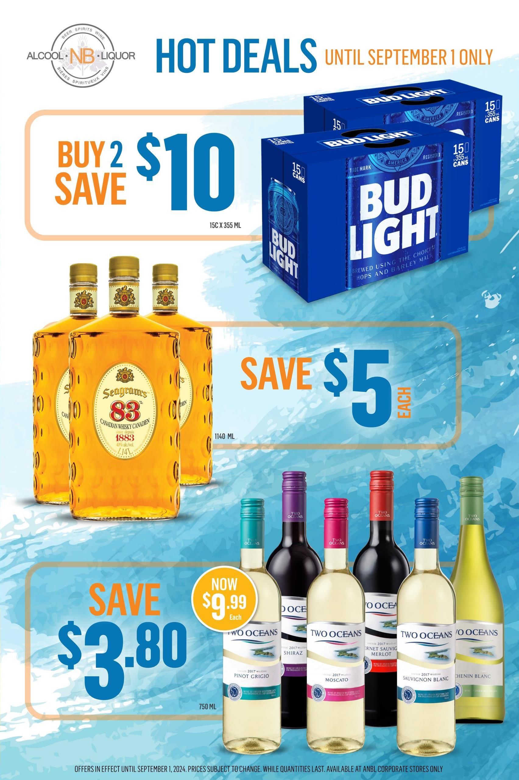 Alcool NB Liquor Flyer August 5 to 11