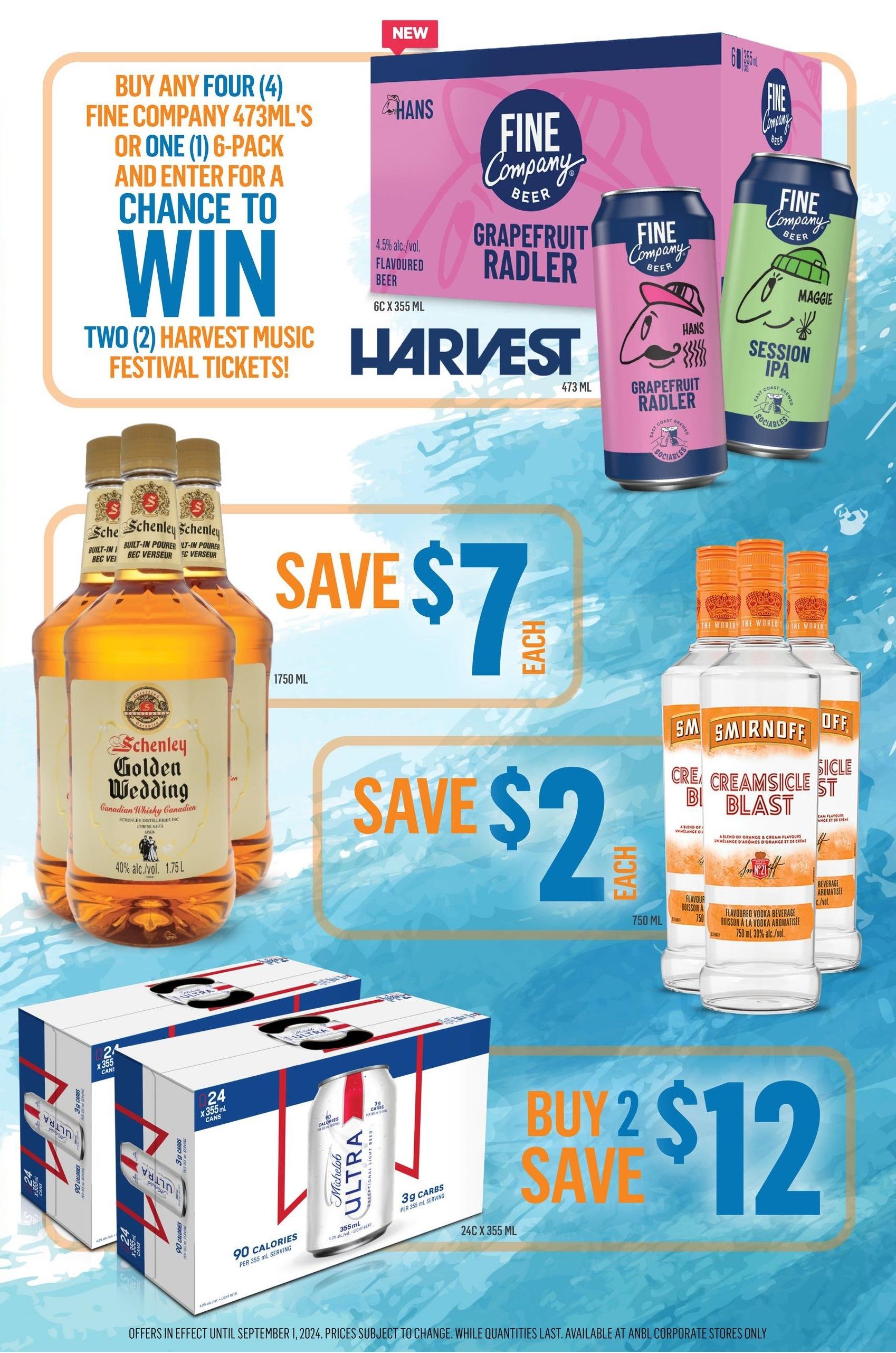 Alcool NB Liquor Flyer August 5 to 11
